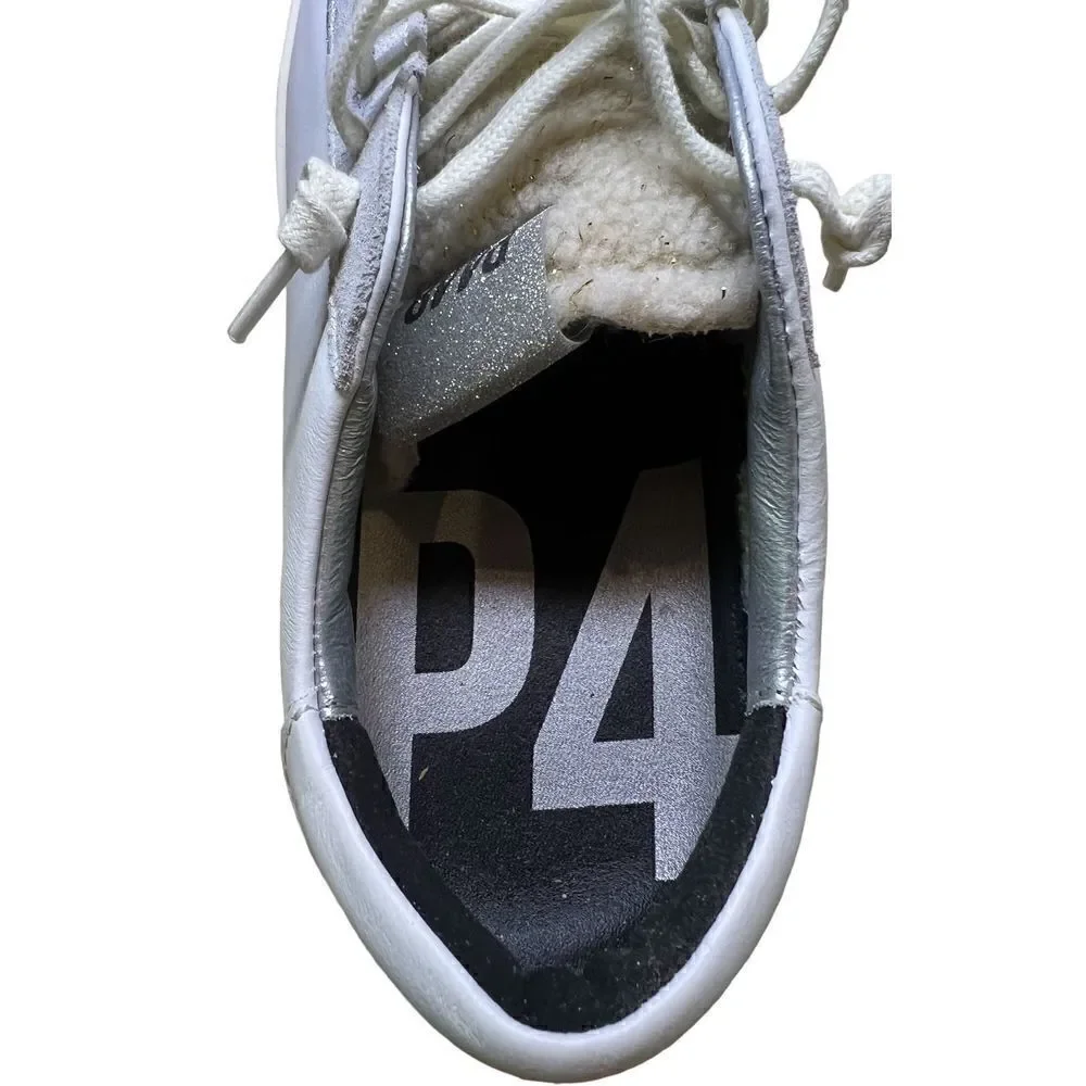 P448 Made in Italy John M Leather Sneaker NIB Size 39